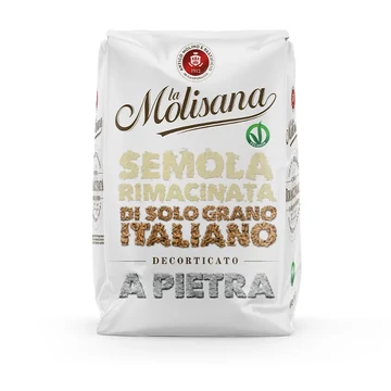La Molisana Semola Rimacinata finomszemű olasz durumliszt (nyújtóliszt) 1kg