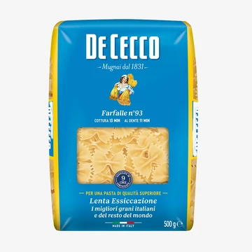 De Cecco Farfalle olasz durum száraztészta 500g