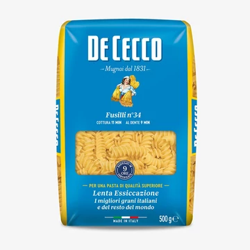 De Cecco Fusilli olasz durum száraztészta 500g